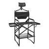 Professional Folding Black Director Chair Make up Artist Chair Aluminum Frame UK