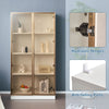 Display Cabinet Collection Storage Standing Display Cabinet Double Door w/ LED