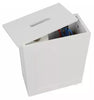 Wooden Slimline Shaker Unit Multi purpose Bathroom Toilet Roll Storage Tidy Box
