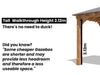 Wooden Corner Gazebo 4m x 3m Garden Shelter Canopy with Roof Shingles Leviathan