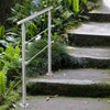 Stainless Steel Hand Rail Balustrade 2 Cross Bar Porch Garden Safety Stair Rails