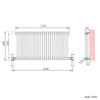 Traditional Radiator 2 3 Column Horizontal Vertical Cast Iron Style Vintage Rads