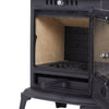 Fireplace Cast Iron Heater Home Log Burning Flame Effect Living Room Stove 5000W