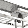 Catering Sink Commercial Shelves Steel Kitchen Work Table 1.0 Bowl Drainer Unit
