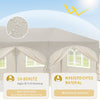 3x 6m Pop up Gazebo, Premium Gazebo with Sides, Weatherproof, Uv-Resistant