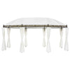 Gazebo Cream White 530x350x265 cm vidaXL