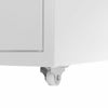 3/4/5/6/8 Drawers Mobile Metal Office Filing Cabinet Cupboard Storage on Castor