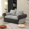 Panana Sofa Suite Set 3 2 or Corner Chaise in Dark Grey Or Light Grey