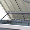 Galvanised Outdoor Garden Shed Pent Roof Bike Storage Yard Store Tool Shed House