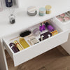 Dressing Table With 6 Drawers LED Hollywood Mirror Set Makeup Desk Vanity Ovozpi