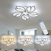 Modern Chandelier LED Lamp White Frame Ceiling Light Living Room Pendant Lights