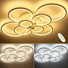 LED Ceiling Light 3/5/6/8 Rings Chandelier Lamp Living Room Bedroom Pendant Lamp