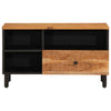 Iiaky TV Cabinet 80x33x46 Solid Wood Acacia,Television Stand for Living I2M0