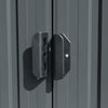 XXXL Apex Rooftop Steel Garden Shed Free Base Outdoor Storage Large Tool Room