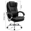 Ergonomic Office Chair Desk Chair Computer Chair Gaming Chair Swivel Chair Black