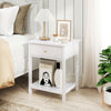 Modern Simple Style End Side Table-White