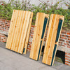 Folding Wooden Beer Table and Bench Set Garden Outdoor Bistro Bench Desk Chairs
