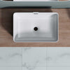 Durovin Bathroom Wash Basin Rectangular Countertop Ceramic Sink White 480x315mm