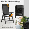 Patio Folding Chairs Lightweight Outdoor Dining Chairs Reclining Chair