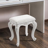 Vintage Dressing Table Desk Stool Vanity Seat Dresser Chairs Bedroom Carving Leg