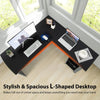 L-Shaped Corner Computer Desk PC Table Writing Desk Workstation Home Office