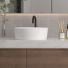 Round Ceramic Basin Sink Cloakroom Hand Wash Counter Top Washing Bowl Bathroom