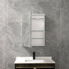 Bathroom Mirror Cabinet With LED Lights Shaver Socket Demister Illuminated 700mm