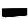 SVV 2 Piece TV Cabinet Set Black Engineered Wood