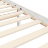 Bed Frame with Headboard White 200x200 Solid Wood K3G0