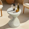 Unique Lightweight Concrete Accent Table Sofa Side Table Living Room Home Decor