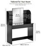 Dressing Table With Mirror Drawer Stool Set Makeup Table Vanity Desk Bedroom UK