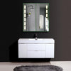 Double Door Bathroom Mirror Cabinet Wall Cupboard Sensor,Shaver Socket,Bluetooth