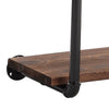 Wooden Rustic Industrial Pipe Metal Wall Floating Shelf Storage Shelving Unit