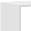 Room Divider Bookcase 4-Tier White 131.5x29x131.5 cm Engineered Wood