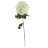 Grey Glass Vase Artificial Chrysanthemums Large 50cm Artificial Deluxe