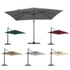 3M Garden Patio Roma Sun Parasol Banana Cantilever Outdoor Yard Hanging Umbrella