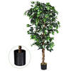 6FT Ficus Tree Artificial Plant Tree Decorative Plant Home Office Decoration