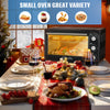 OYAJIA Mini Oven 28L Countertop Electric Grill w/ Temp Timer Control 1500W Jljwr
