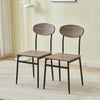 Foldable Dining Table with Chairs Set of 2 for Dining Room Kitchen Space Saving