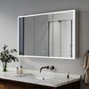 LED Bathroom Mirror Cabinet With Bluetooth Shaver Socket Large Storage 1050x650