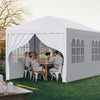 3x6M Gazebo Marquee Heavy Duty Garden Party Canopy Waterproof Tent with 4 Sides