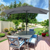 2x3M Outdoor Garden Banana Parasol Sun Shade Patio Hanging Umbrella Cantilever