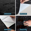 Black Marble Effect Vinyl Paper Self Adhesive Sticker Kitchen Bar Wallpaper Roll