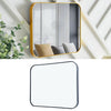 Framed Arched Mirror Wall Mounted Vanity Makeup Bedroom Glass Dressing Mirror