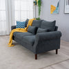 Modern L-Shaped Corner Sofa 2 3 Seater Armchair Couch With Footstool