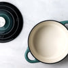 ProChef 26 cm Enameled Cast Iron Casserole Dish with Lid Round Slow Cooking Pot
