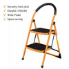 Folding 2 Step Ladder Safety Non Slip Mat Tread Small Stool Ladders Kitchen Home