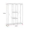 Heavy Duty Wardrobe Clothes Rack Hanging Garment Display Stand Storage Shelves