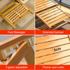 Foldable Bamboo Outdoor Garden Deck Rocking Chair Armchair Recliner Lounger Seat
