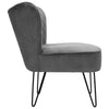 Scallop Back Armchair Cocktail Sofa Accent Seat Living Bedroom Cafe Lounge Sofa